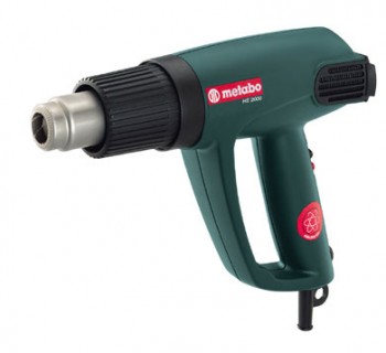 Фен технический Metabo HE 2000 602005000, 2000 вт, 50-600 градусов