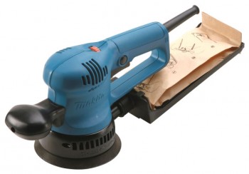 Эксцентриковая шлифовальная машинка MAKITA  BO5021 Экс.ШМ,260Вт,125мм,4000-12000\м,1,4кг,п\сборник