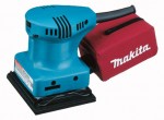 Вибрационная шлифовальная машинка MAKITA BO4553 ВШМ,160Вт,114х140мм,14000\м,0,95кг,п\сборник
